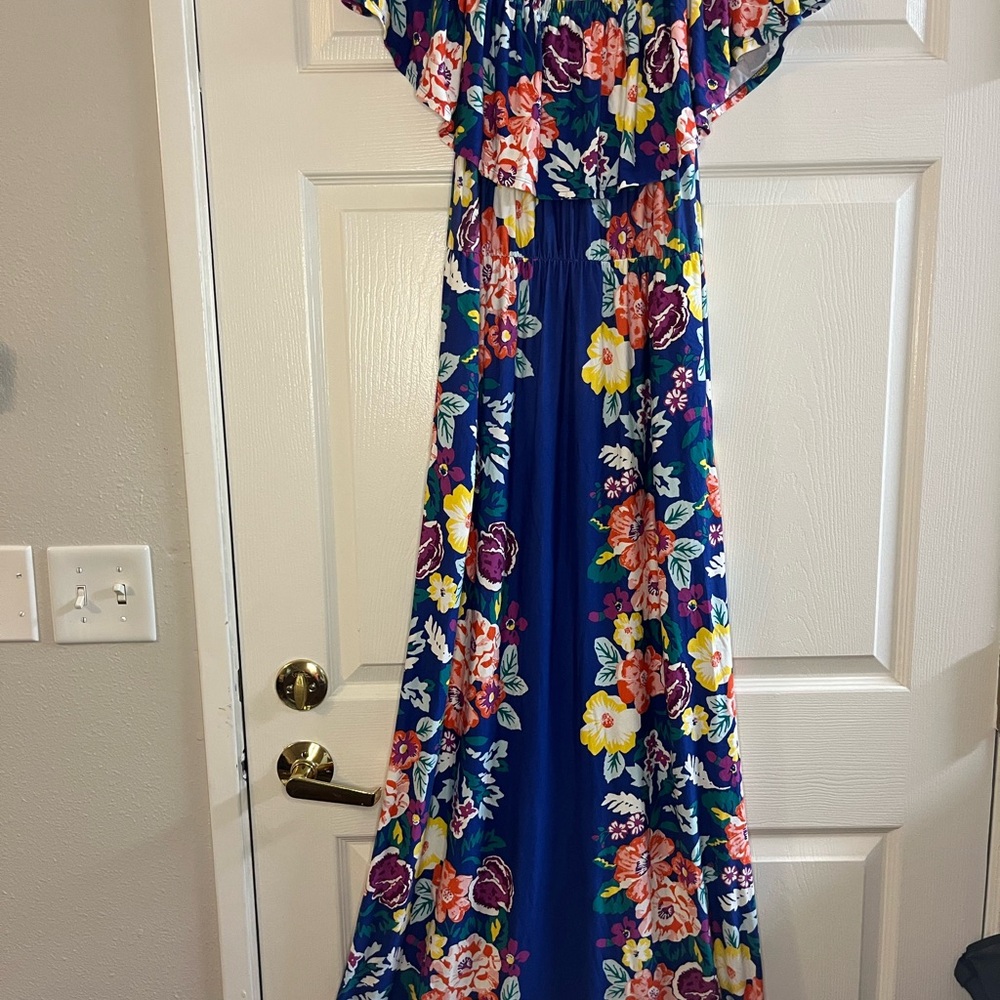 Soma Maxi Floral Dress with pockets